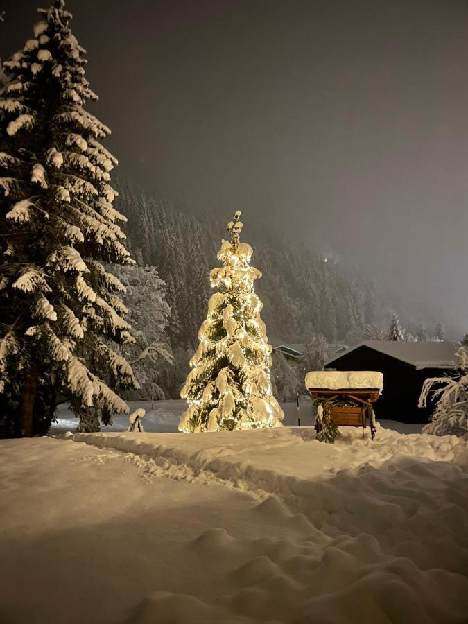 Haus Hubertus - Gaestehaus Sahler Partenen Exteriér fotografie